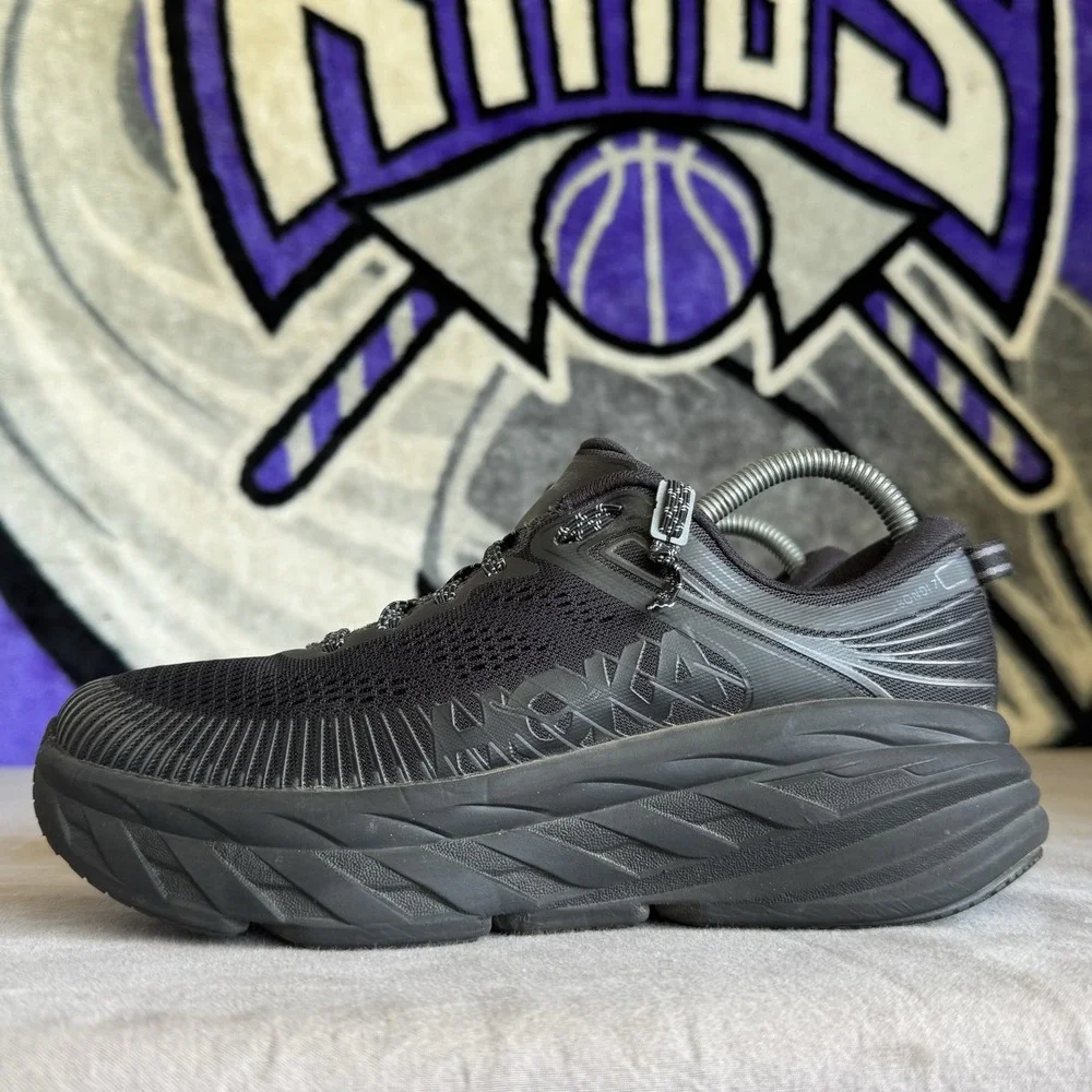 Size 8 - Hoka One One HOKA Bondi 7 Black W 1110519 BBLC